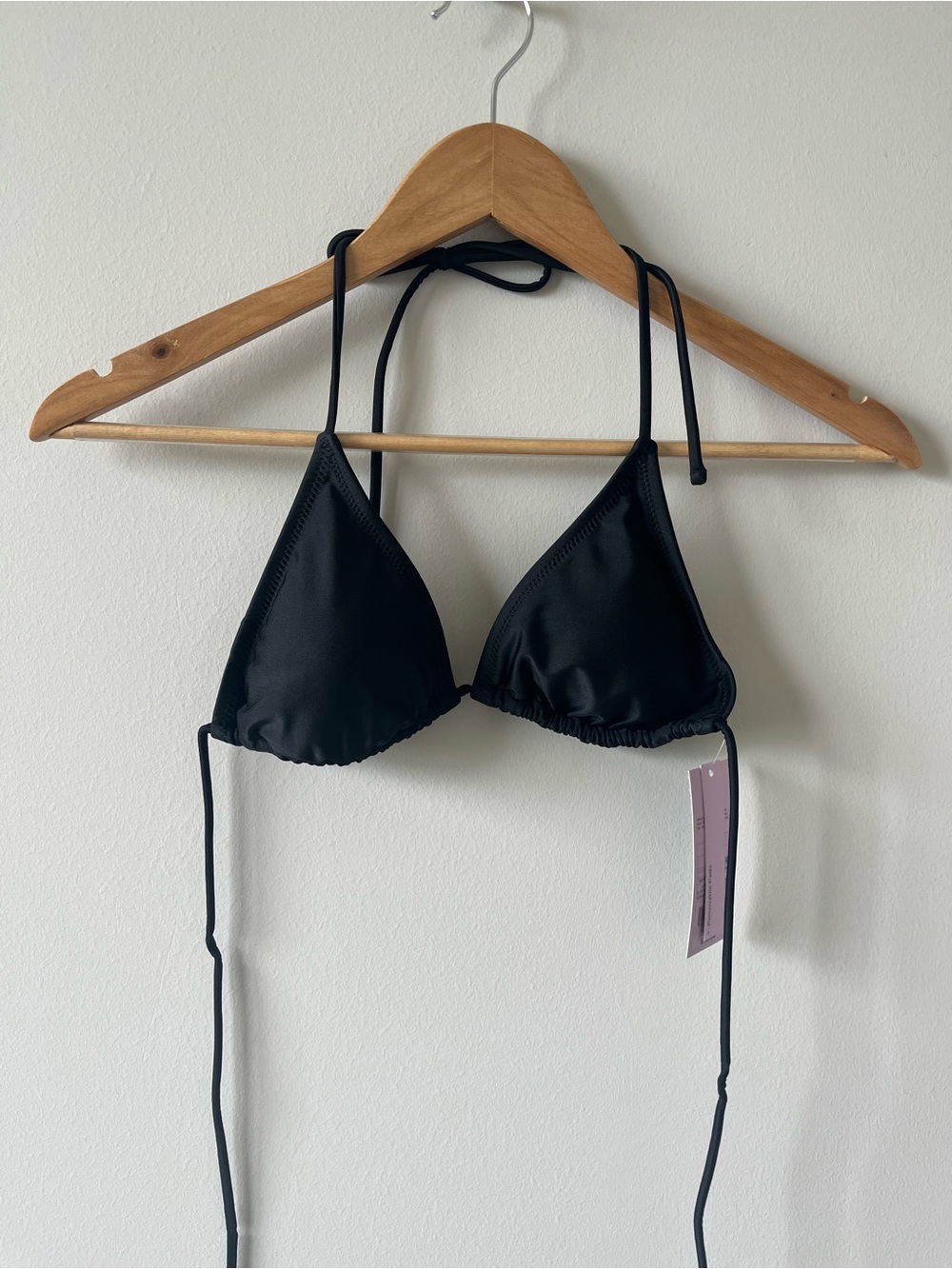 Wild Fable Women’s Black Triangle Bikini Top Small (4-6) NWT
